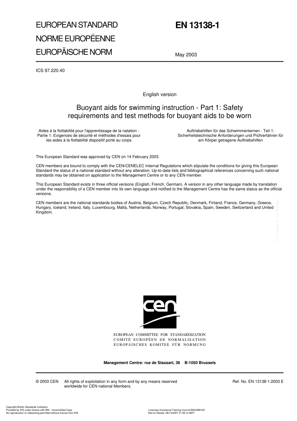 BS EN 13138-1 2003.pdf_第3页