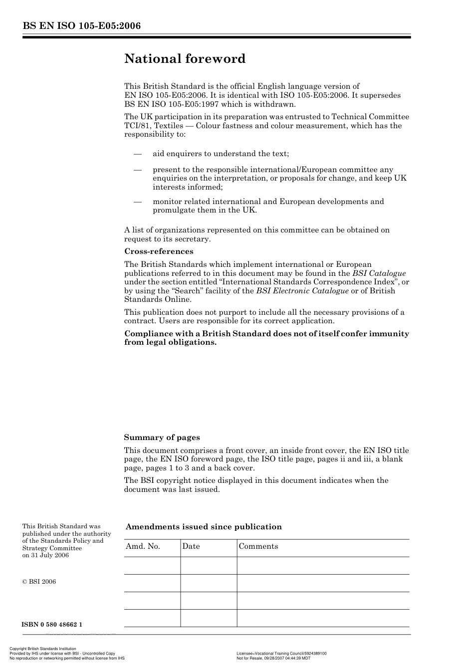 BS EN ISO 105-E05 2006.pdf_第2页