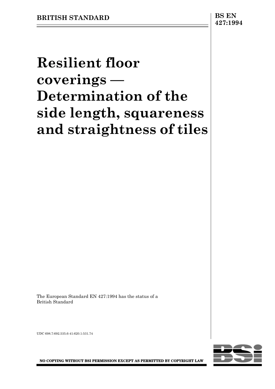 BS EN 427 1994.pdf_第1页