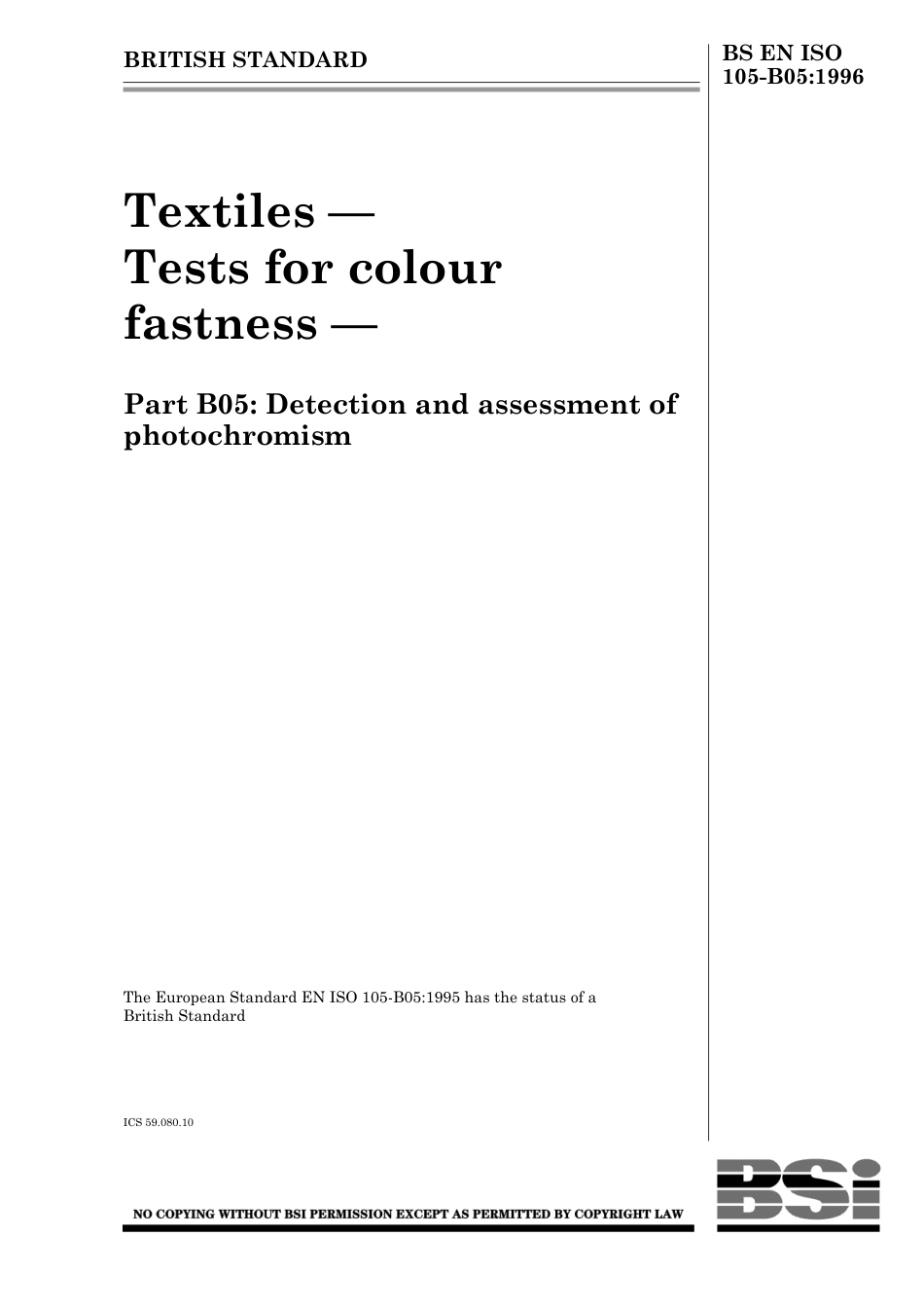 BS EN ISO 105-B05 1996.pdf_第1页