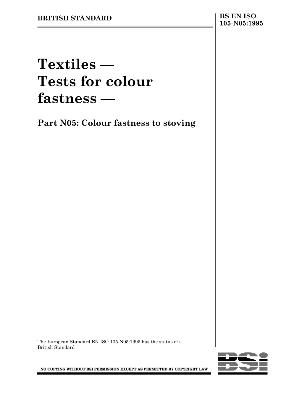 BS EN ISO 105-N05 1995.pdf_第1页