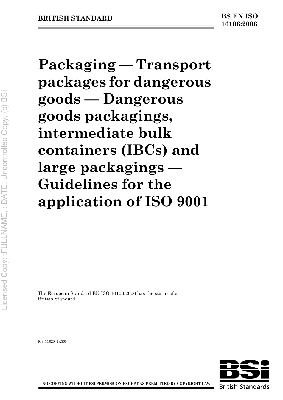 BS EN ISO 16106 2006.pdf_第1页