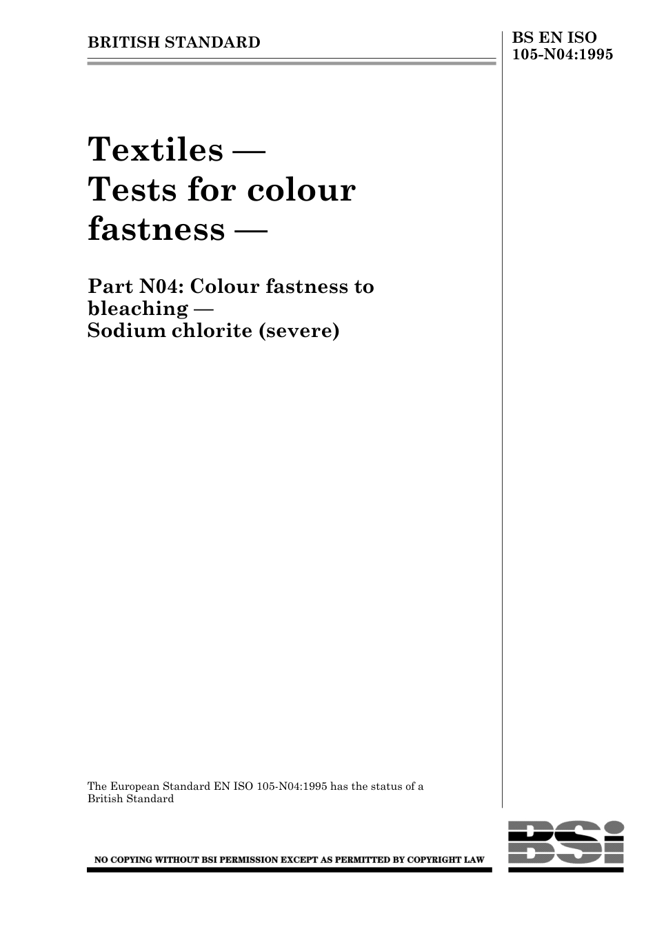 BS EN ISO 105-N04 1995.pdf_第1页