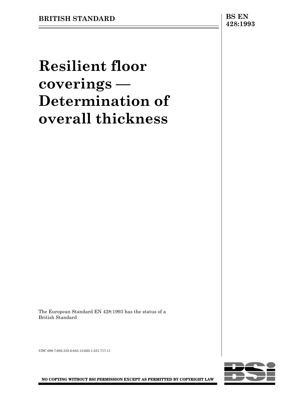 BS EN 428 1993.pdf_第1页