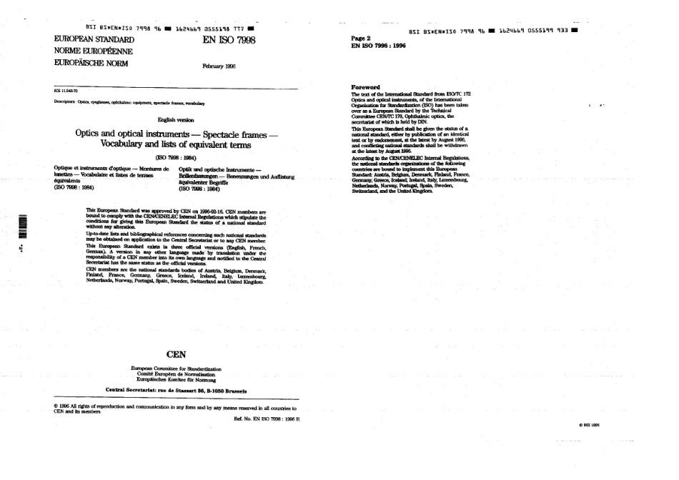 BS EN ISO 7998 1996.pdf_第3页