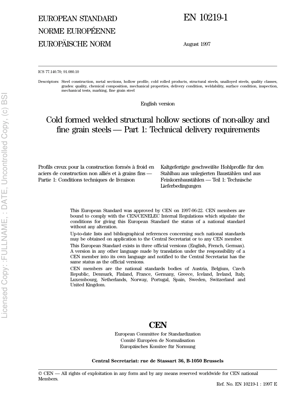 BS EN 10219-1 1997.pdf_第3页