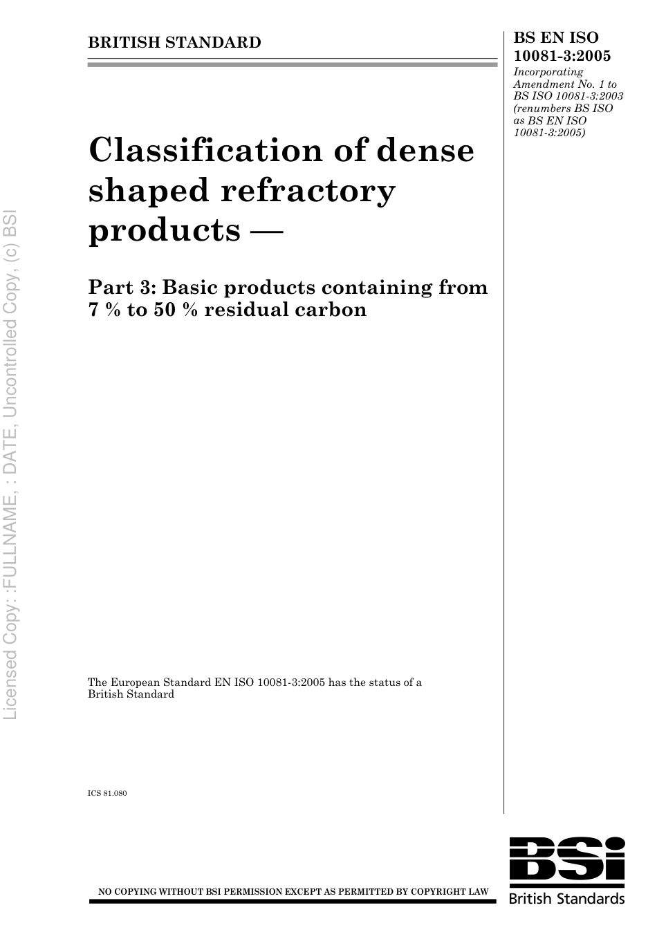 BS EN ISO 10081-3 2005.pdf_第1页