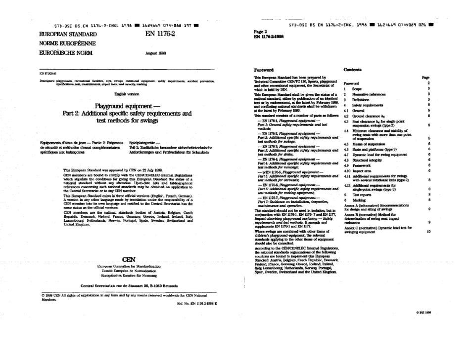 BS EN 1176-2 1998.pdf_第2页