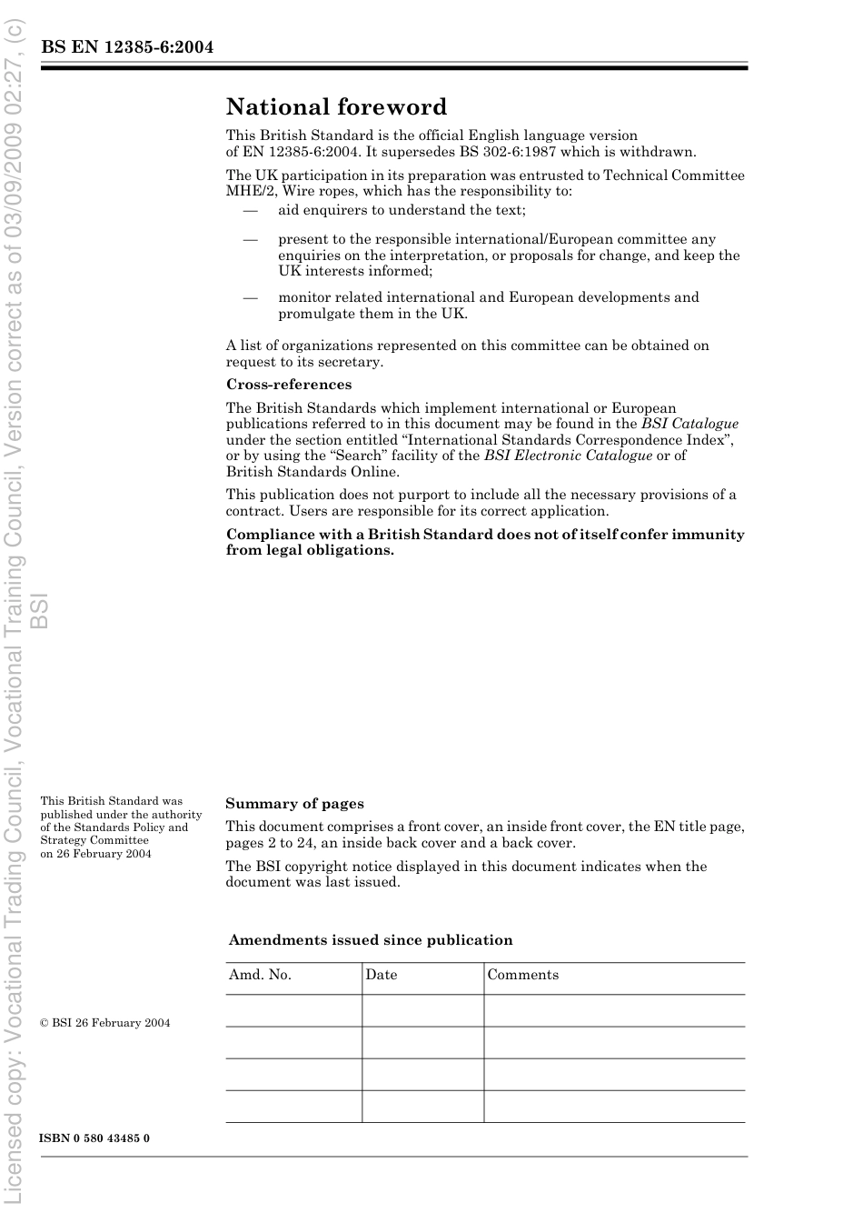 BS EN 12385-6 2004.pdf_第2页
