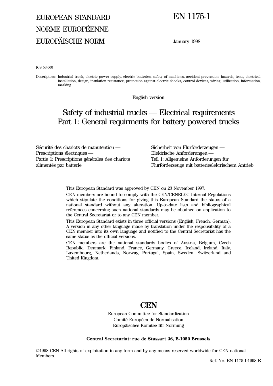 BS EN 1175-1 1998.pdf_第3页