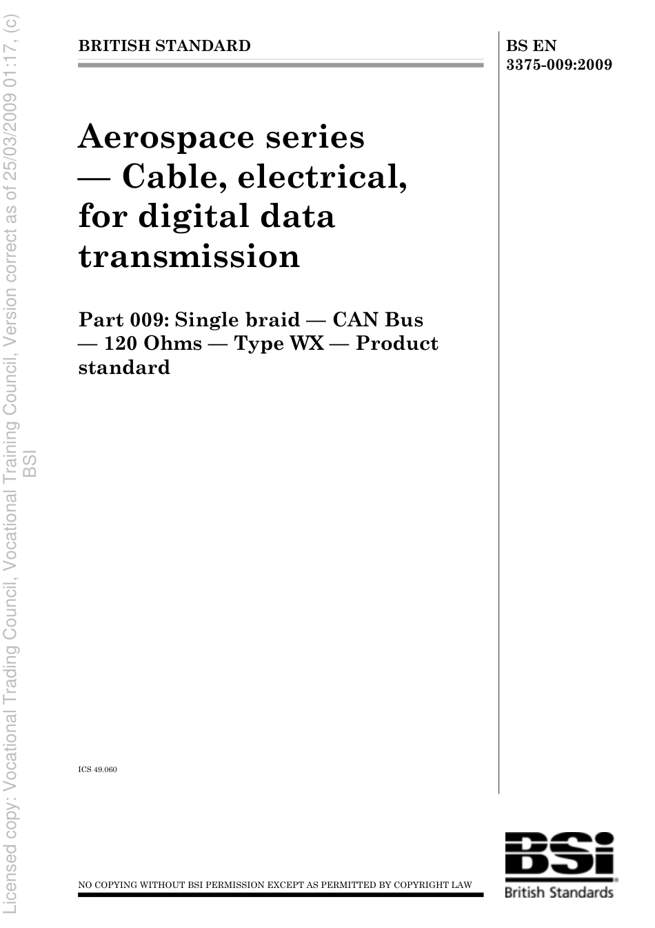 BS EN 3375-009 2009.pdf_第1页