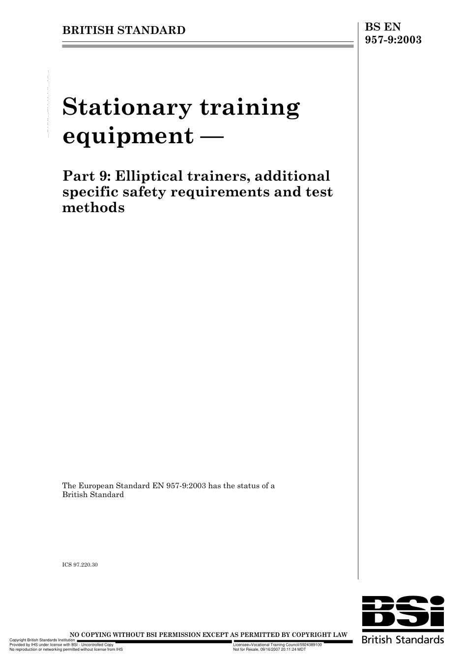 BS EN 957-9 2003.pdf_第1页