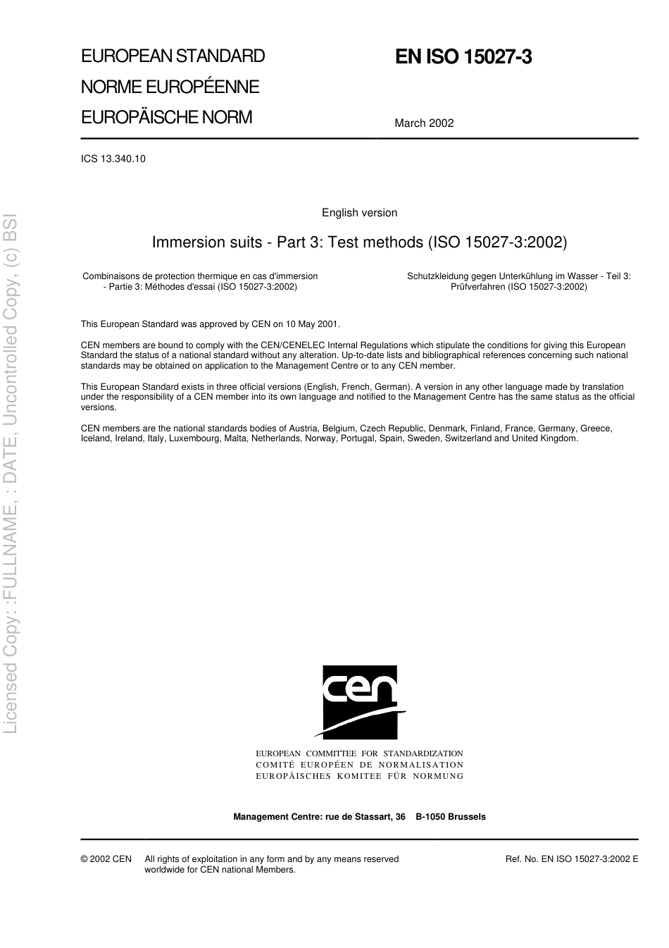 BS EN ISO 15027-3 2002.pdf_第3页