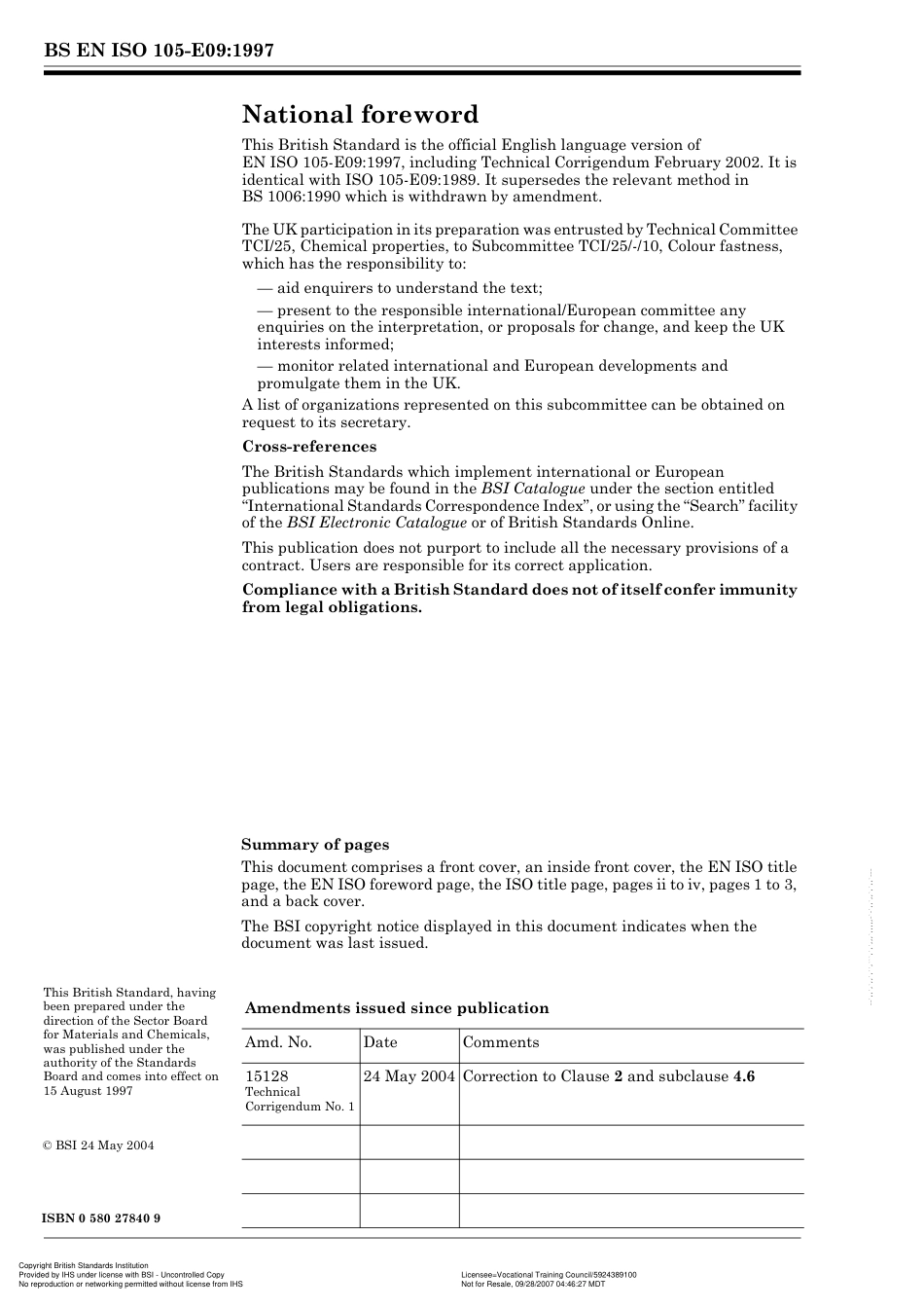 BS EN ISO 105-E09 1997 (Cor 1).pdf_第2页