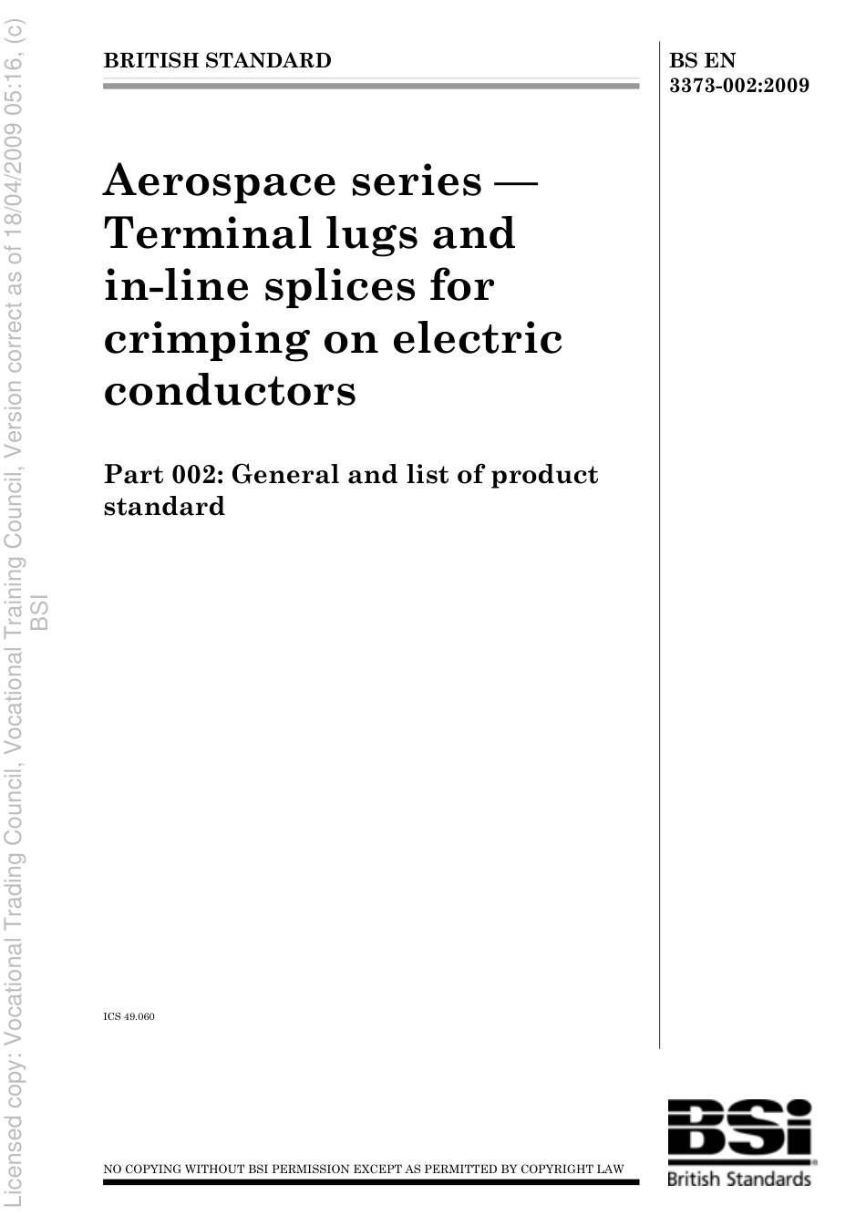 BS EN 3373-002 2009.pdf_第1页