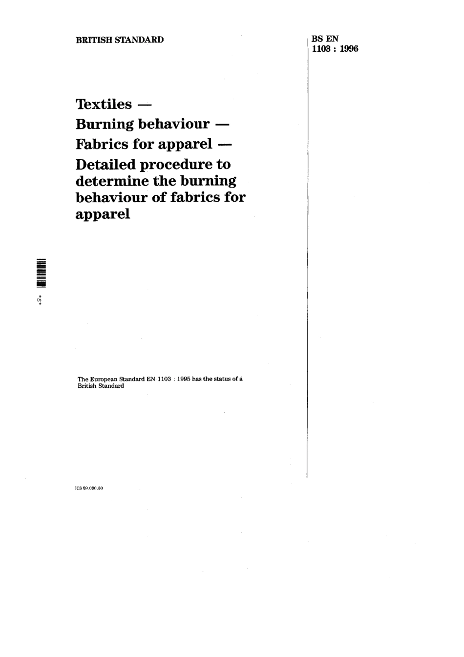 BS EN 1103 1996.pdf_第1页