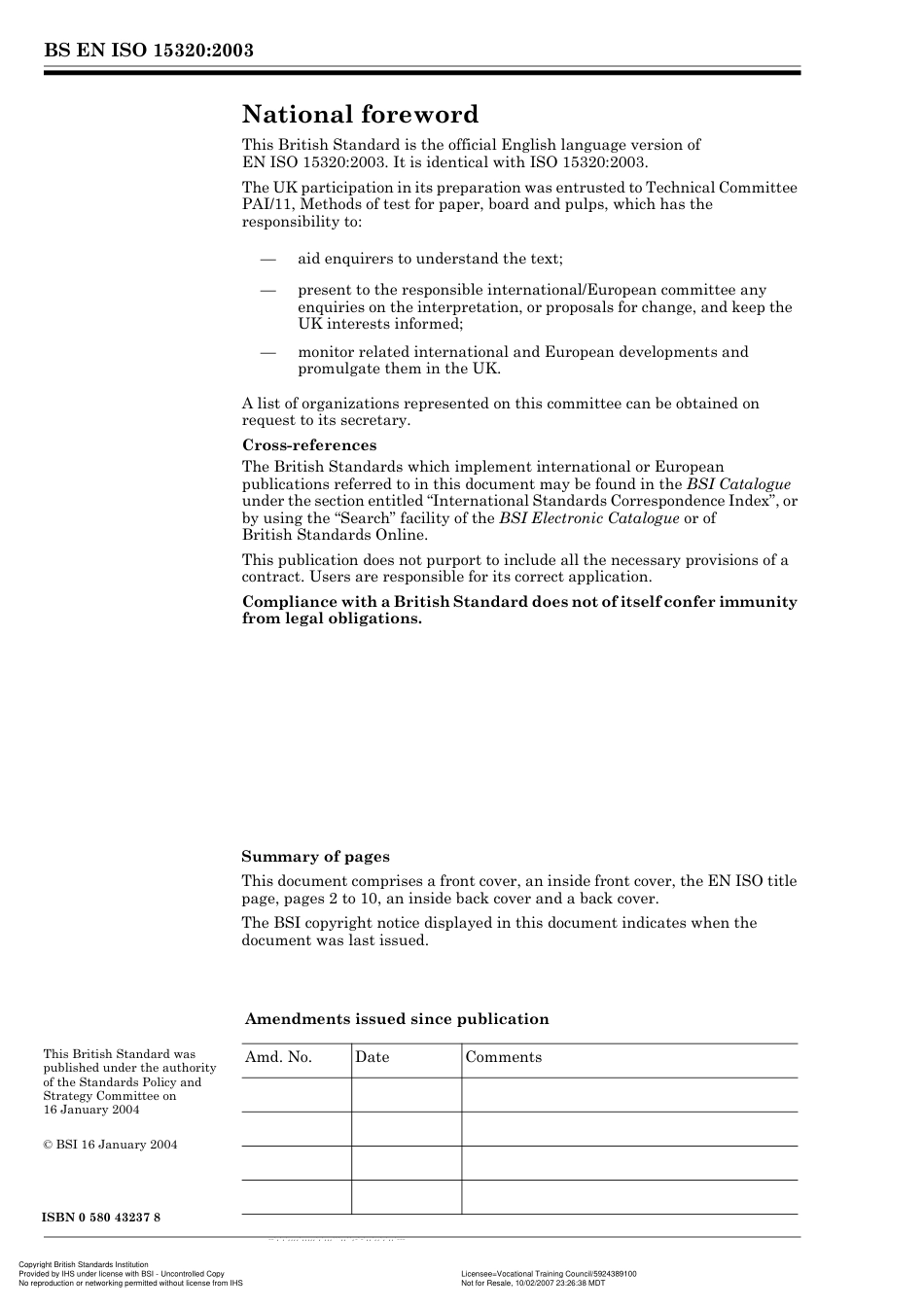 BS EN ISO 15320 2003.pdf_第2页
