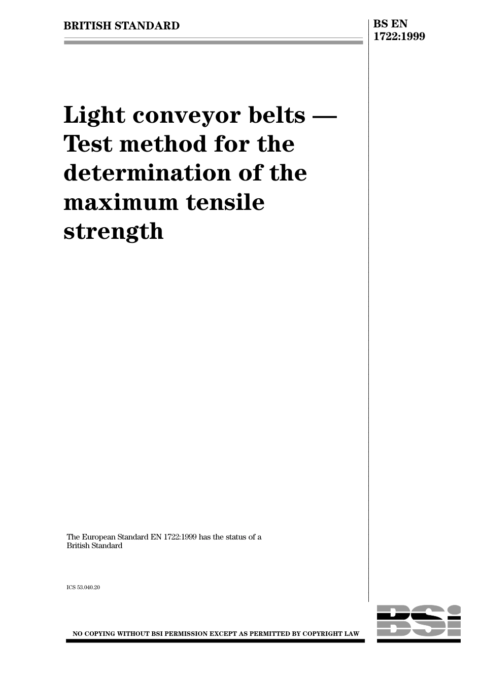 BS EN 1722 1999.pdf_第1页