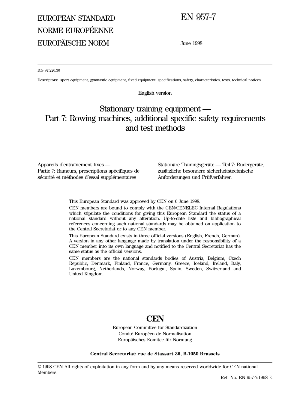 BS EN 957-7 1999.pdf_第3页