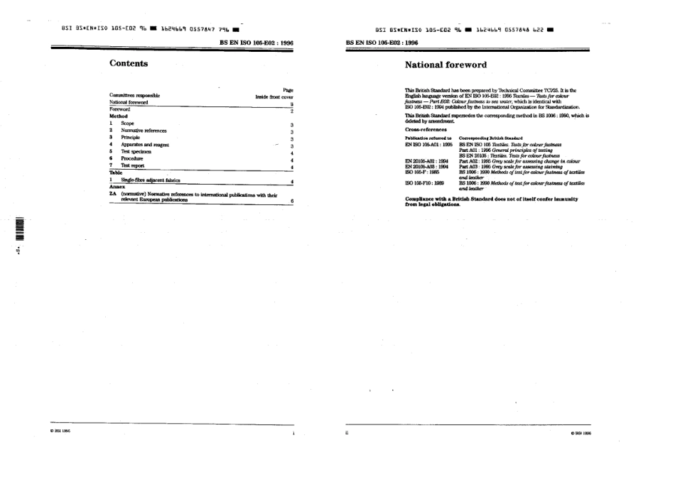 BS EN ISO 105-E02 1996.pdf_第2页