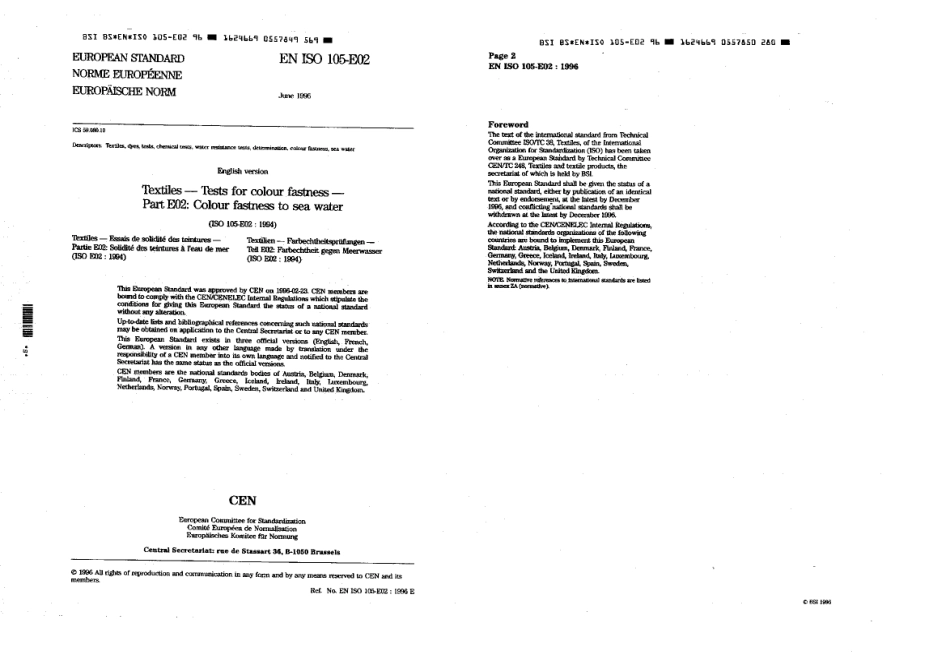 BS EN ISO 105-E02 1996.pdf_第3页