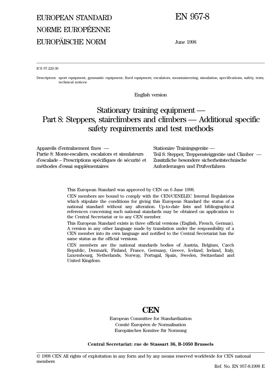 BS EN 957-8 1998.pdf_第3页