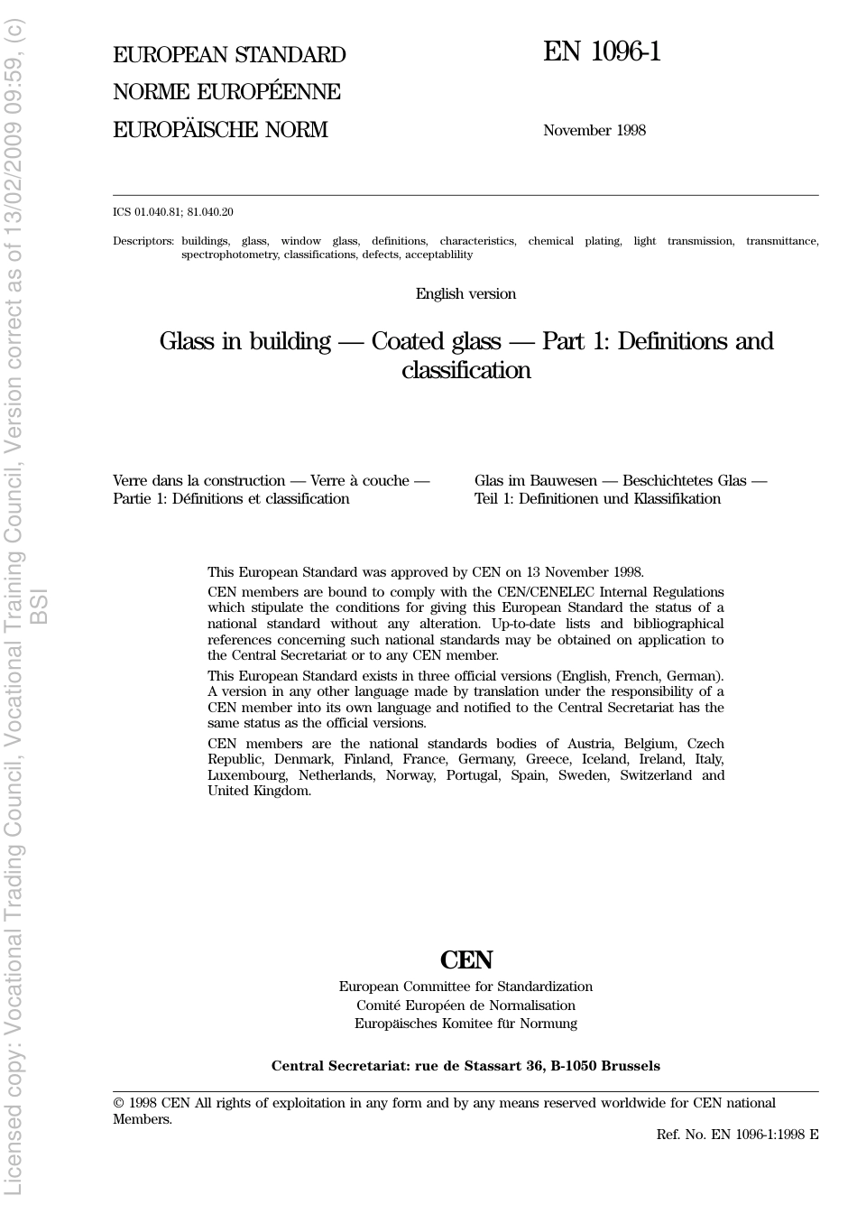 BS EN 1096-1 1999.pdf_第3页