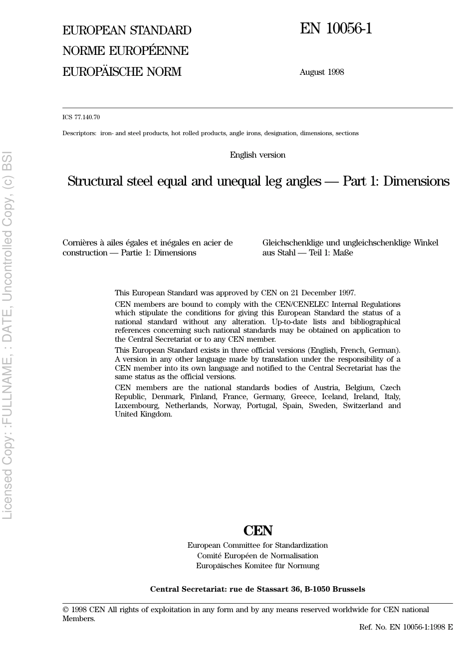 BS EN 10056-1 1999.pdf_第3页