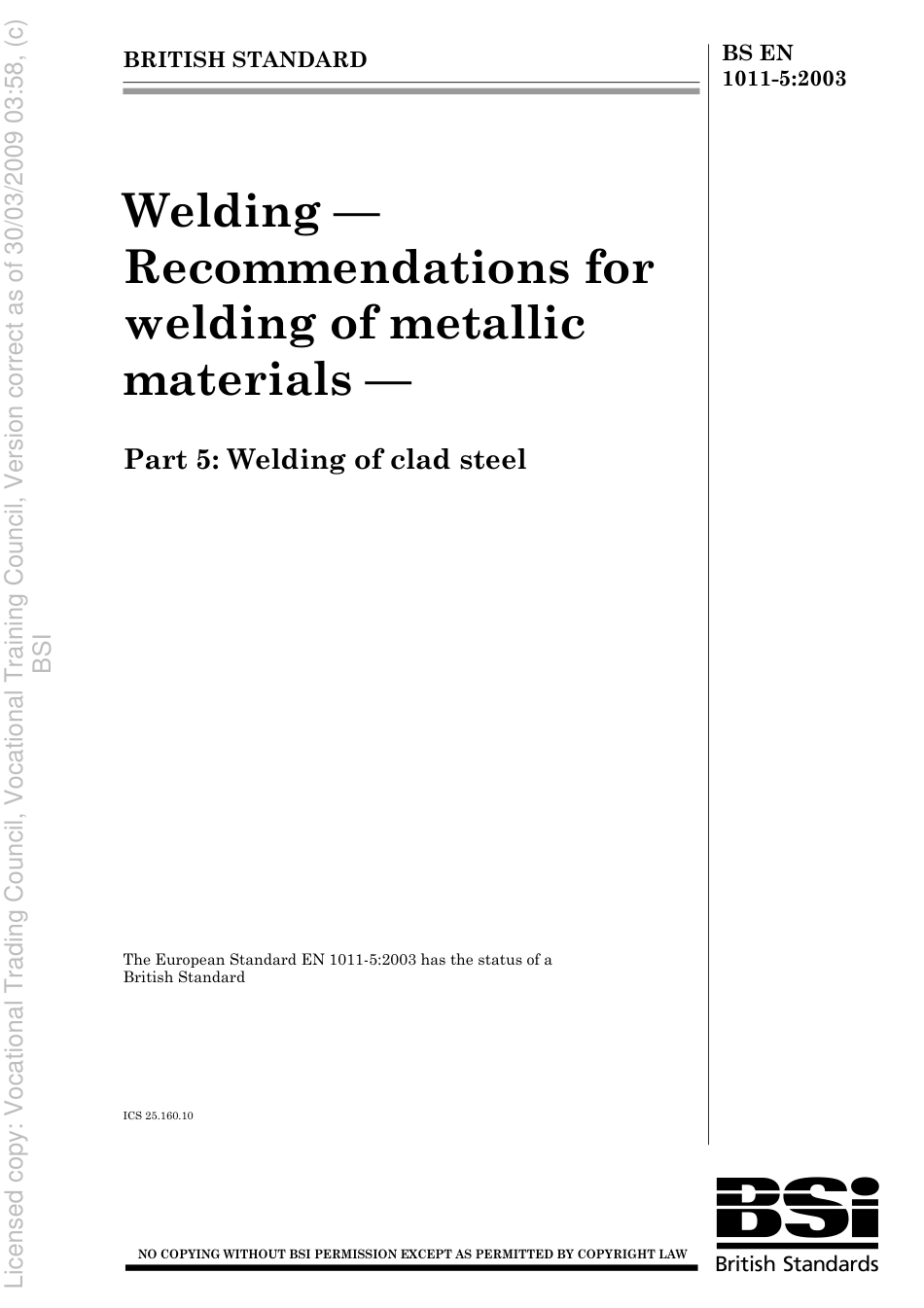 BS EN 1011-5 2003.pdf_第1页