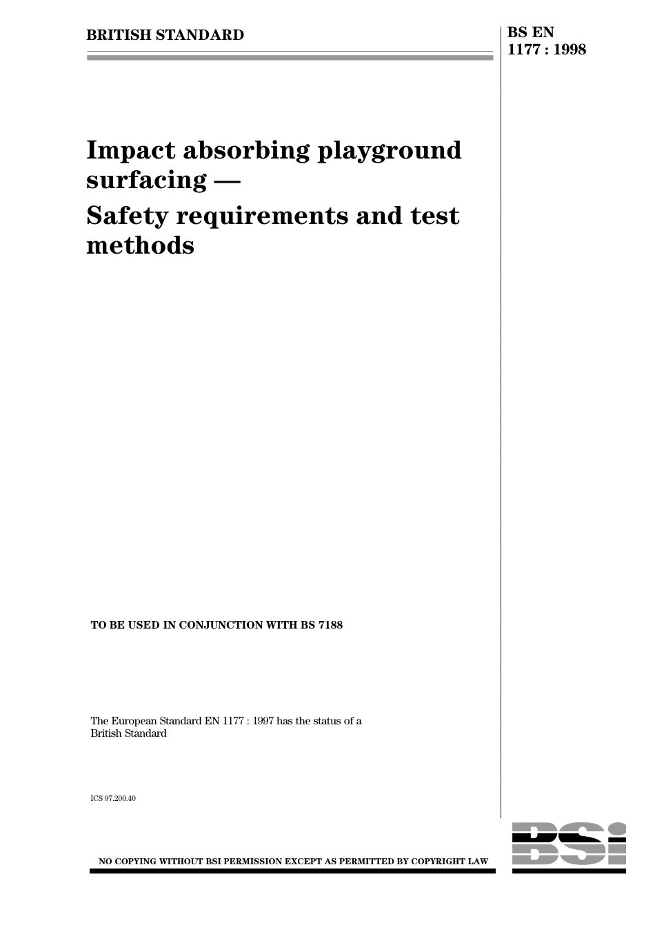 BS EN 1177 1998.pdf_第1页