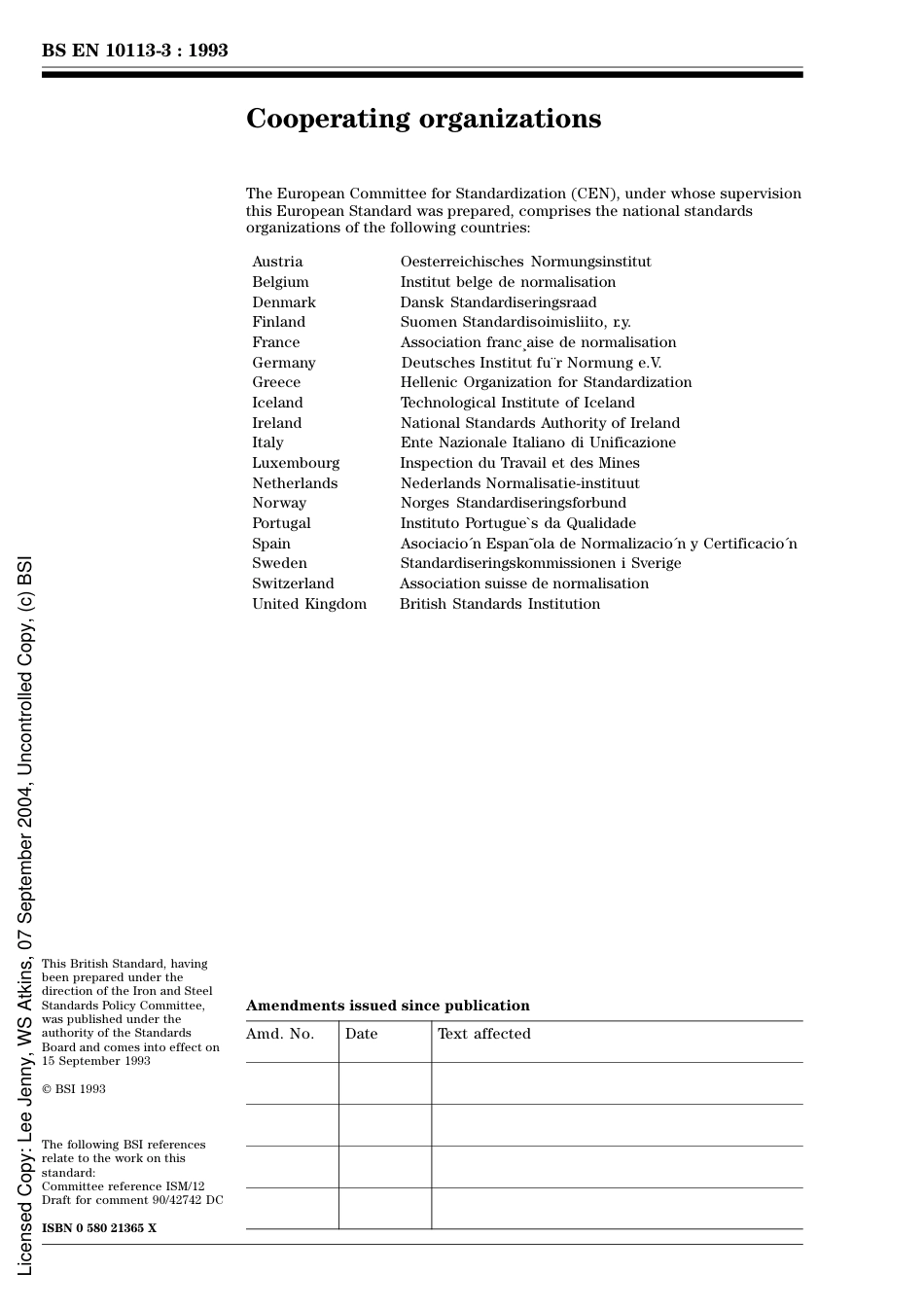 BS EN 10113-3_1993 Hot-rolled products in weldable fine grain structural steels Part 3. Delivery conditions for thermomechanical rolled steels.pdf_第3页
