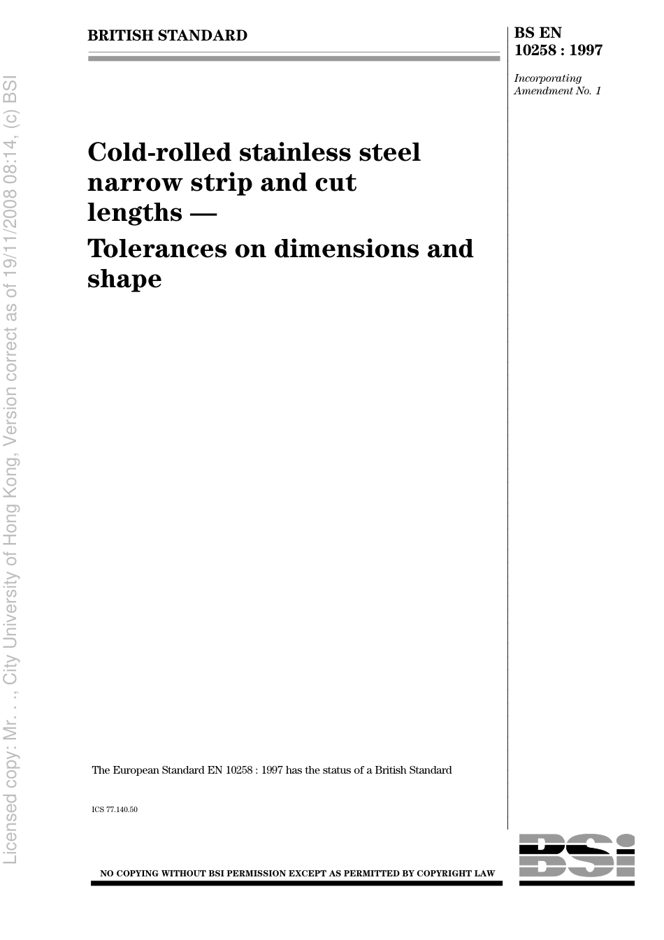 BS EN 10258 1997.pdf_第1页