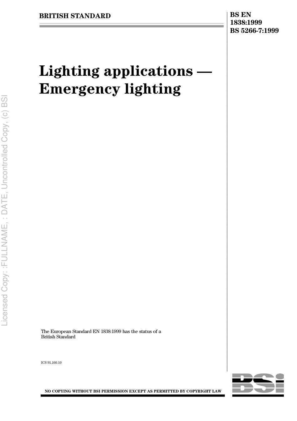 BS EN 1838 1999.pdf_第1页