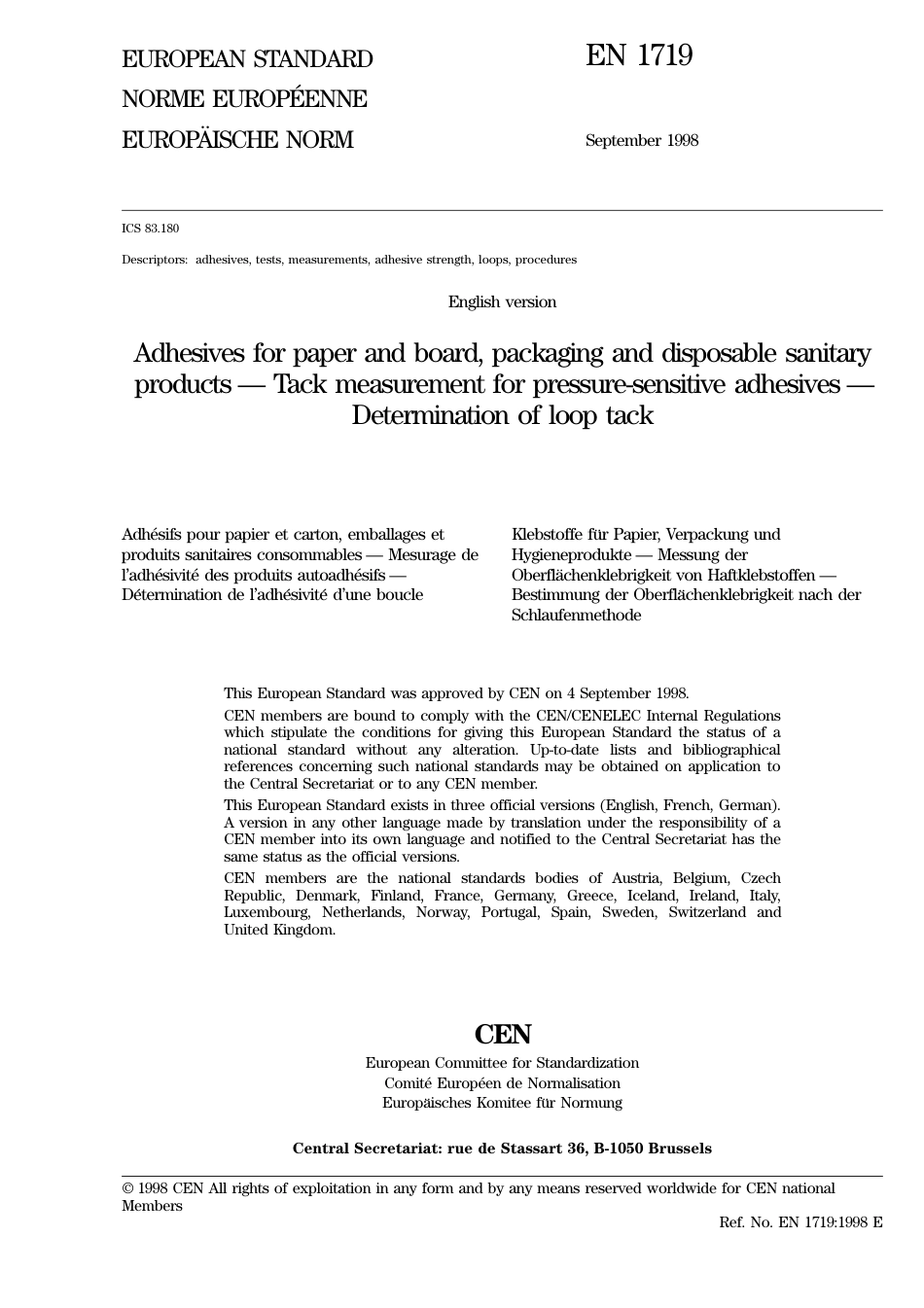 BS EN 1719 1999.pdf_第3页