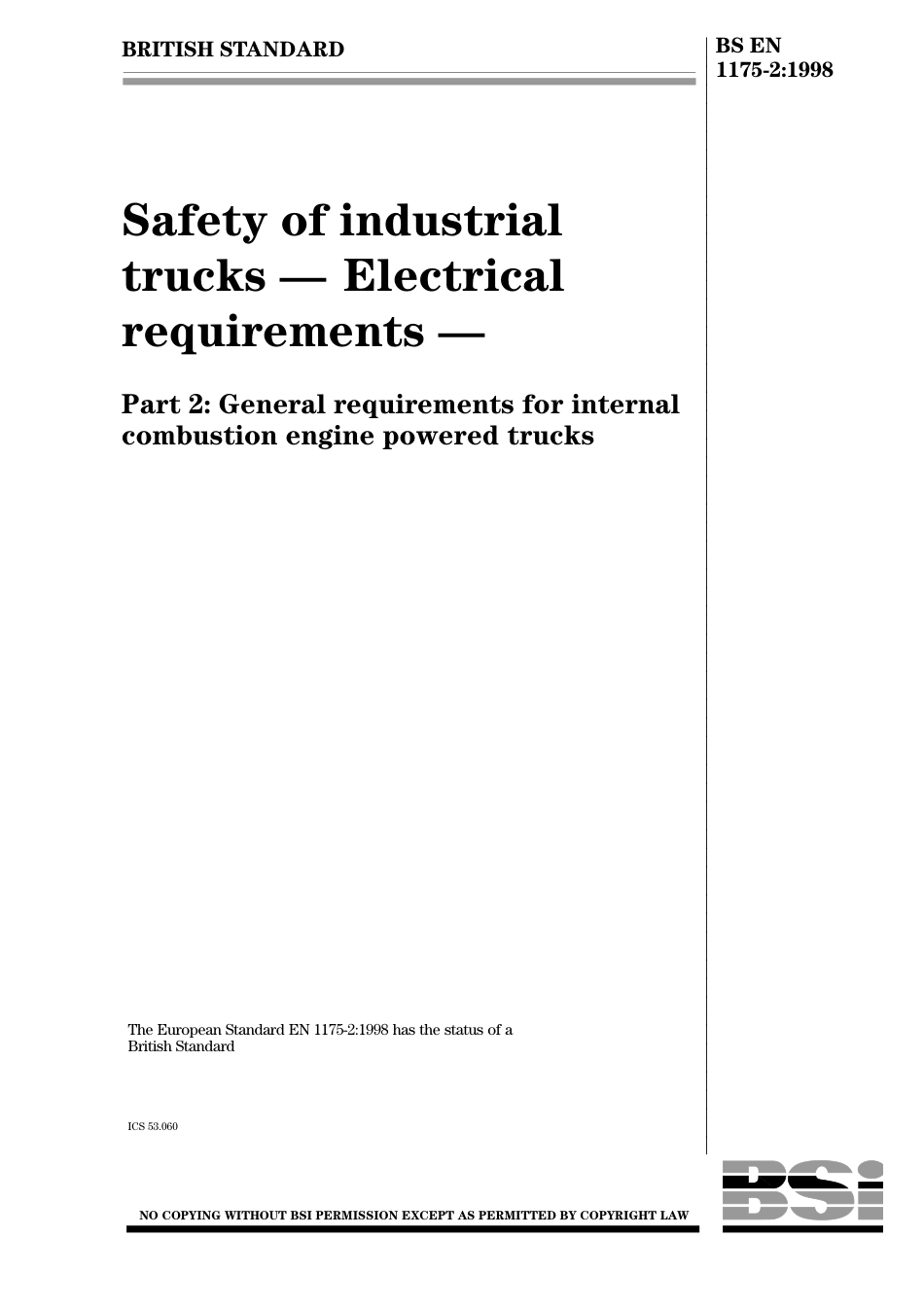 BS EN 1175-2 1998.pdf_第1页