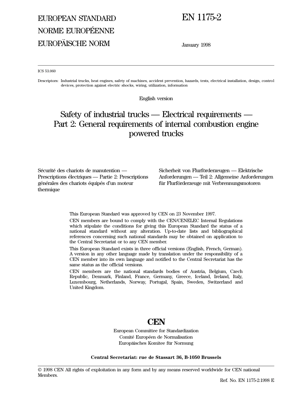 BS EN 1175-2 1998.pdf_第3页