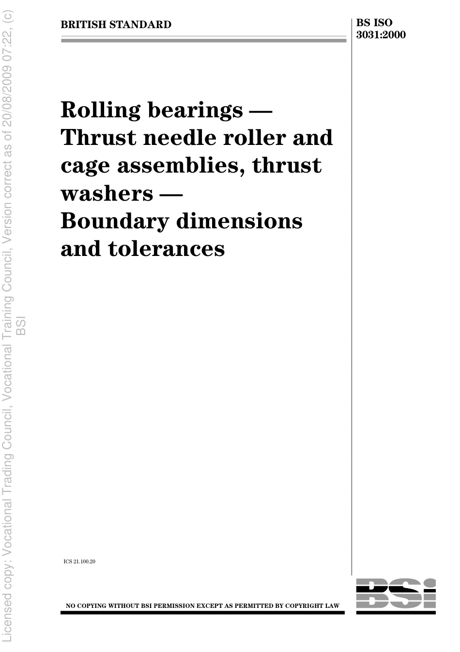 BS ISO 3031 2000.pdf_第1页