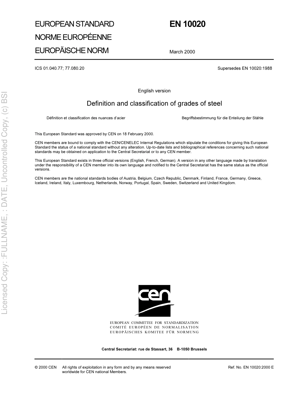 BS EN 10020 2000.pdf_第3页