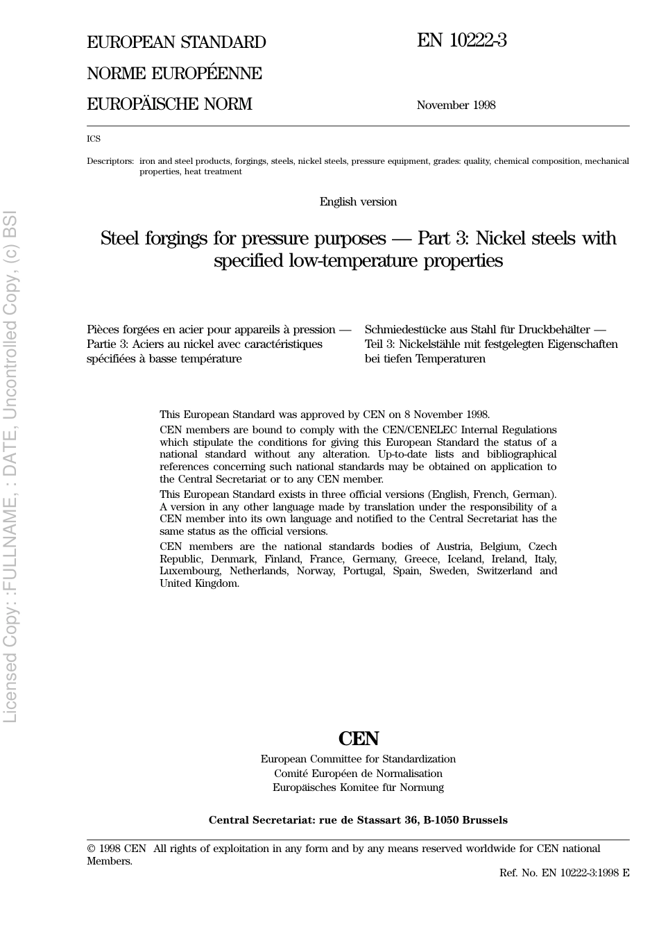 BS EN 10222-3 1999.pdf_第3页