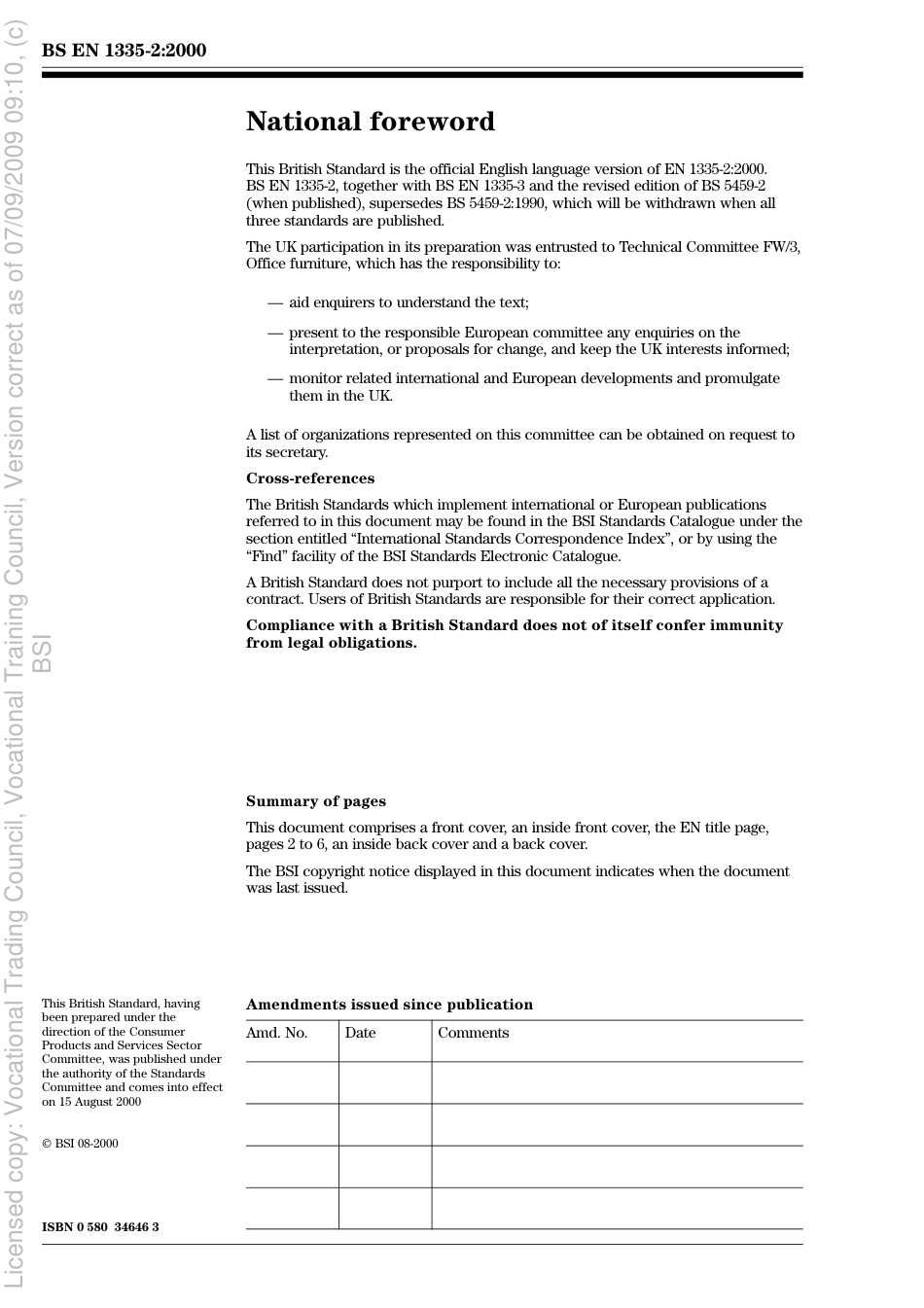 BS EN 1335-2 2000.pdf_第2页