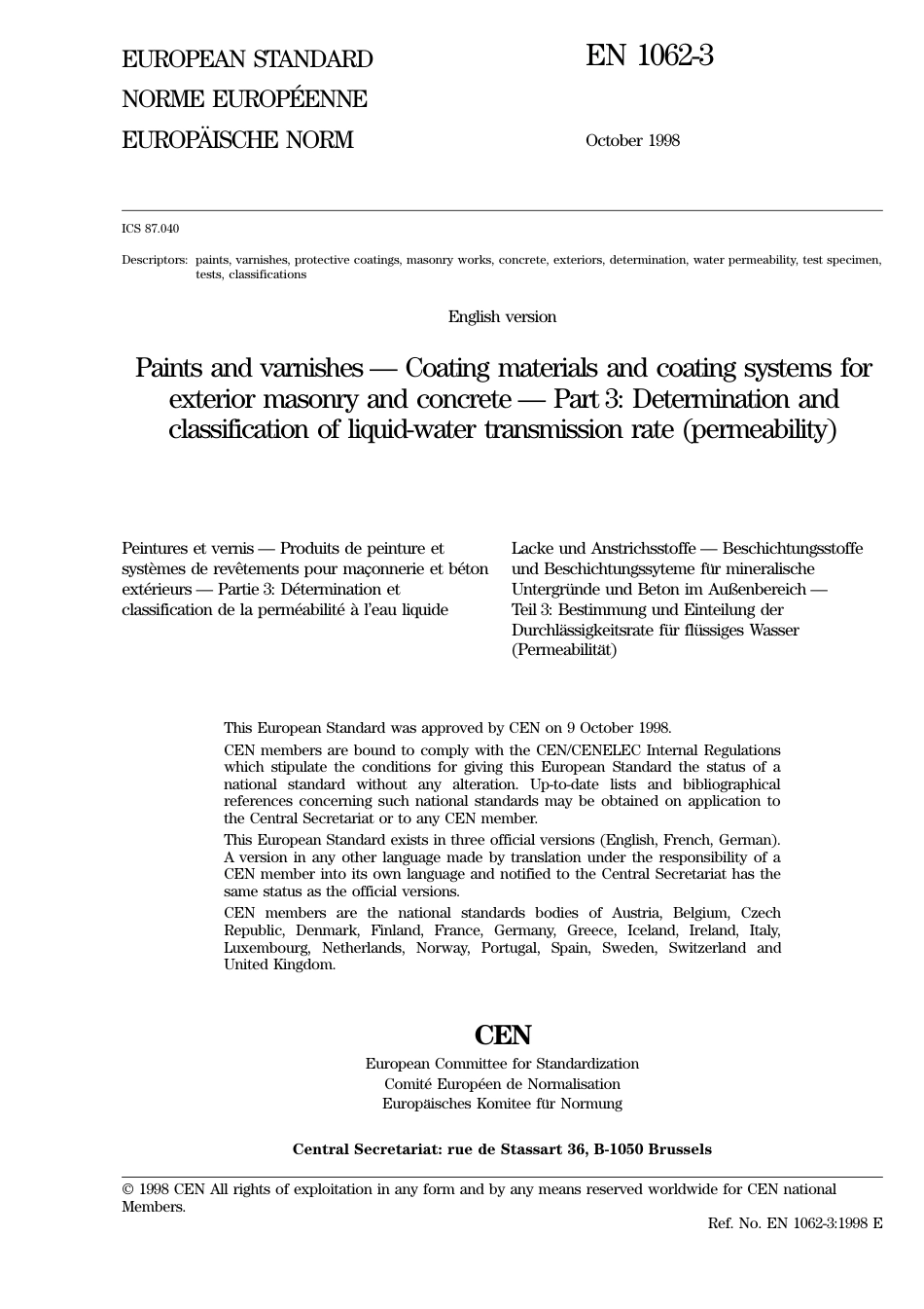 BS EN 1062-3 1999.pdf_第3页
