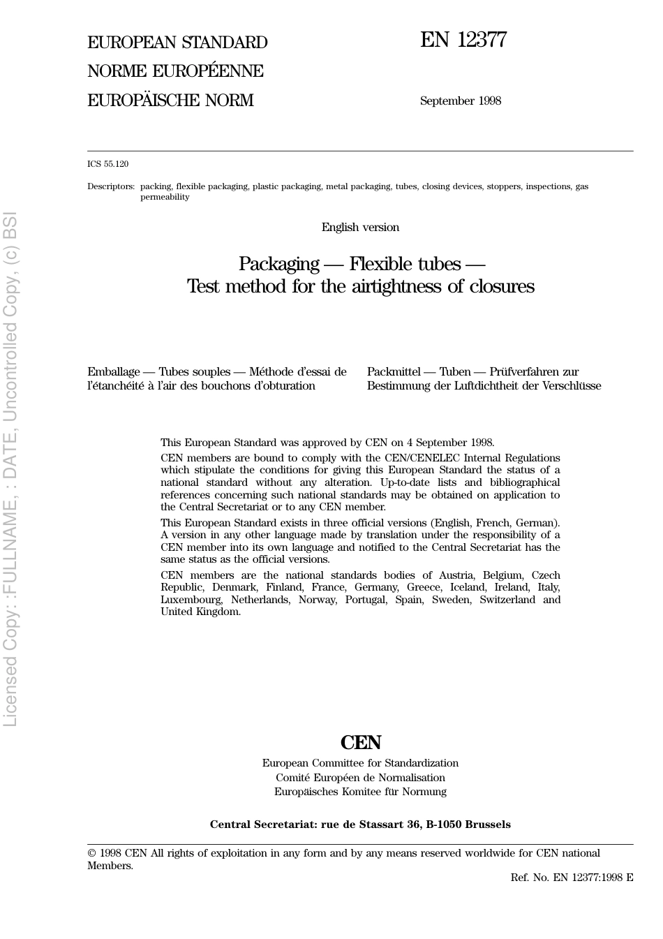 BS EN 12377 1999.pdf_第3页