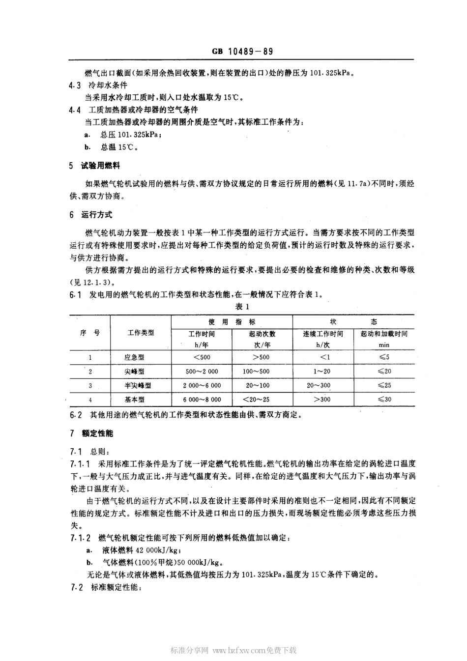 GB 10489-1989 轻型燃汽轮机通用技术要求.pdf_第2页