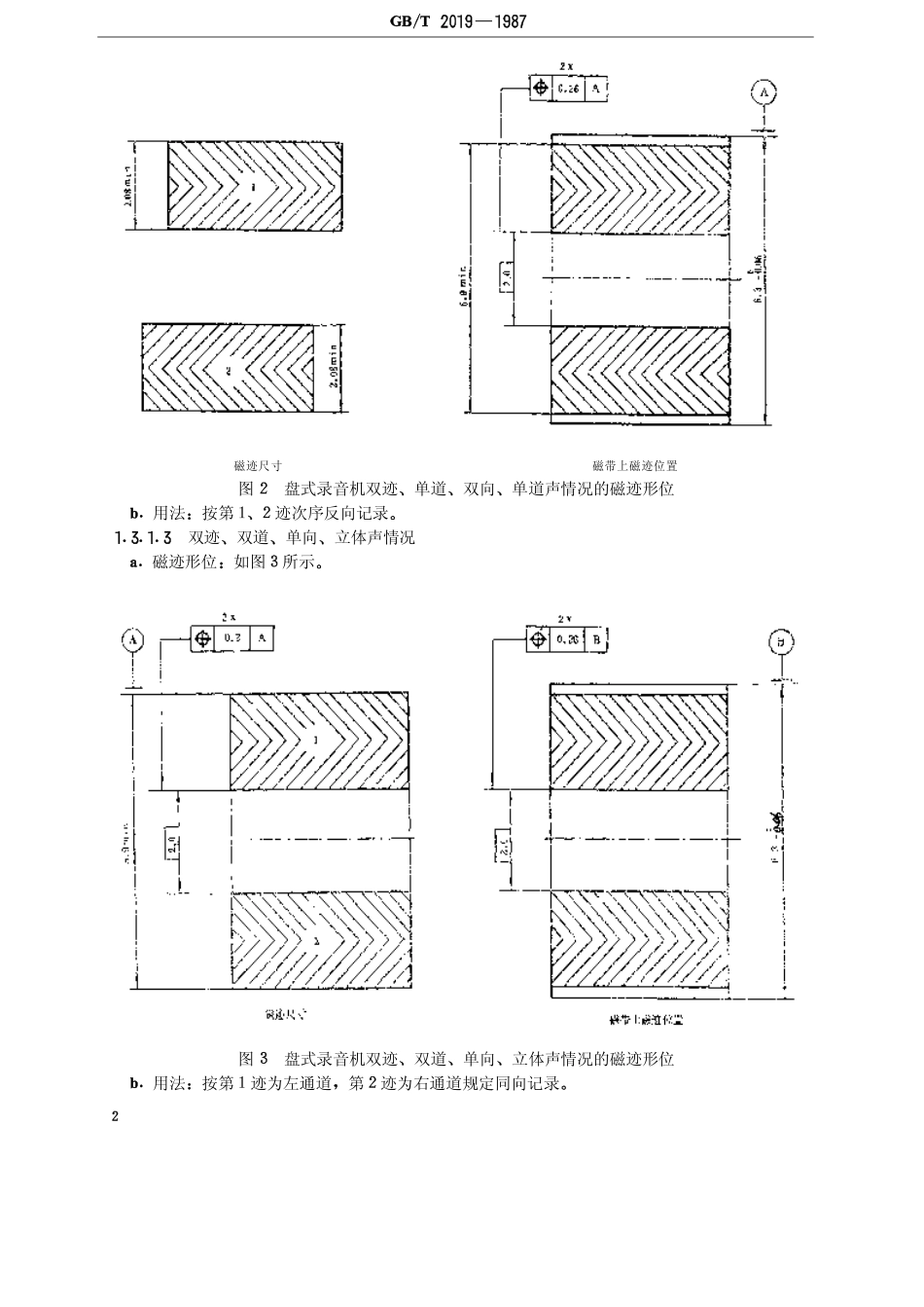 GB 2019-1987 磁带录音机基本参数和技术要求.pdf_第3页