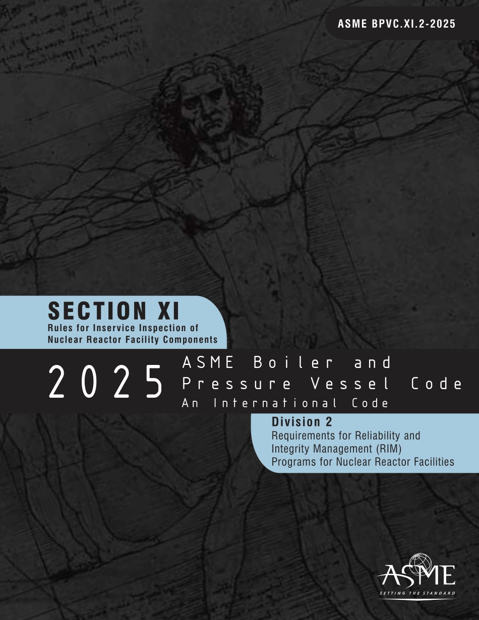 ASME BPVC 2025 Section XI div. 2.pdf_第1页