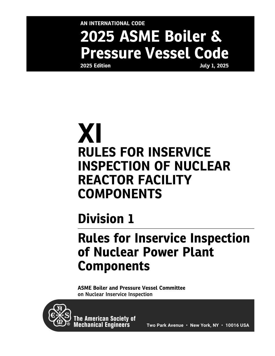 ASME BPVC 2025 Section XI div. 1.pdf_第3页