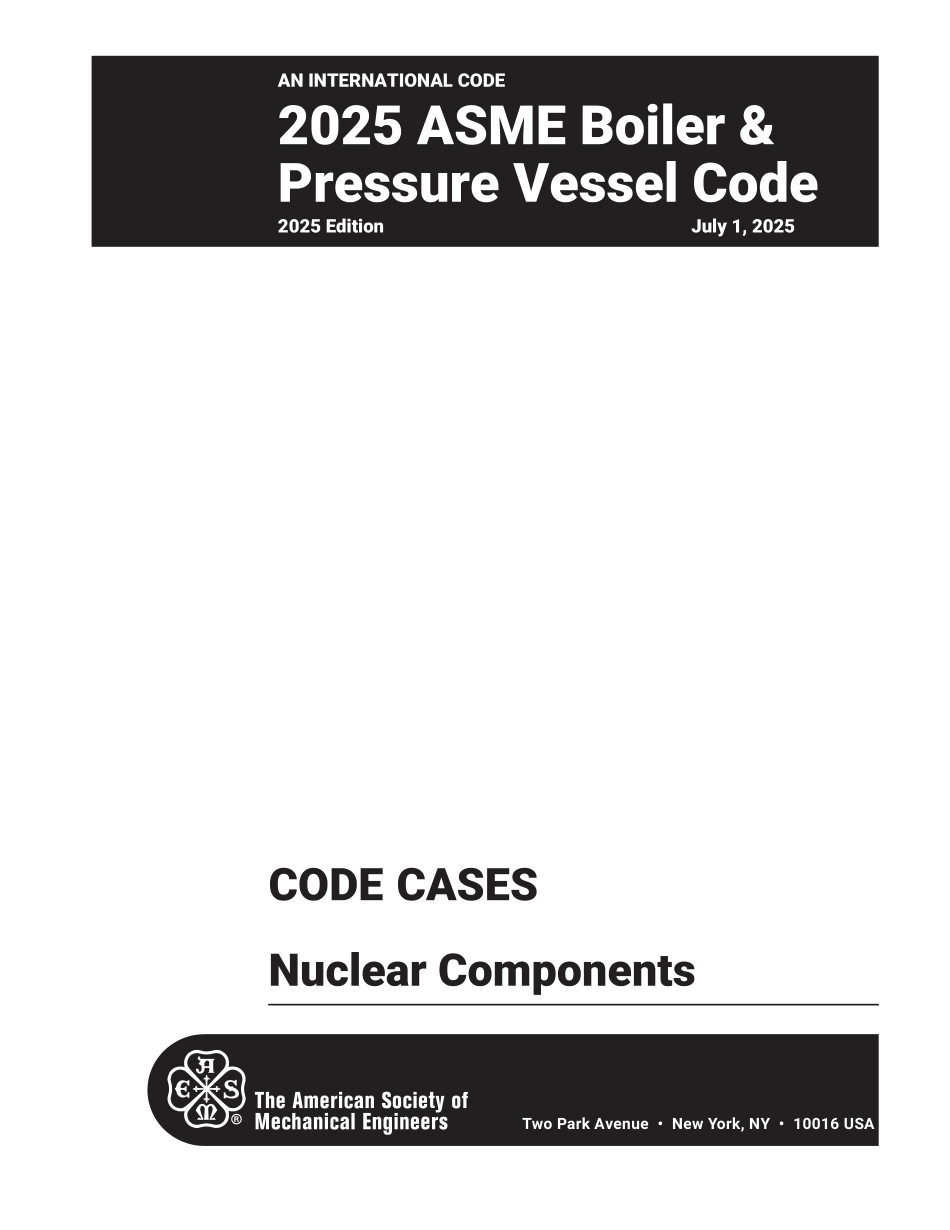 ASME BPVC 2025 Code Cases Nuclear Components.pdf_第3页