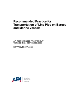 API RP 5LW-2009 (2025).pdf