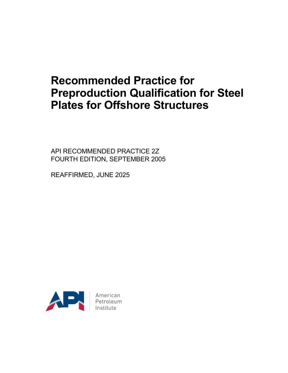 API RP 2Z-2005 (2025).pdf_第1页