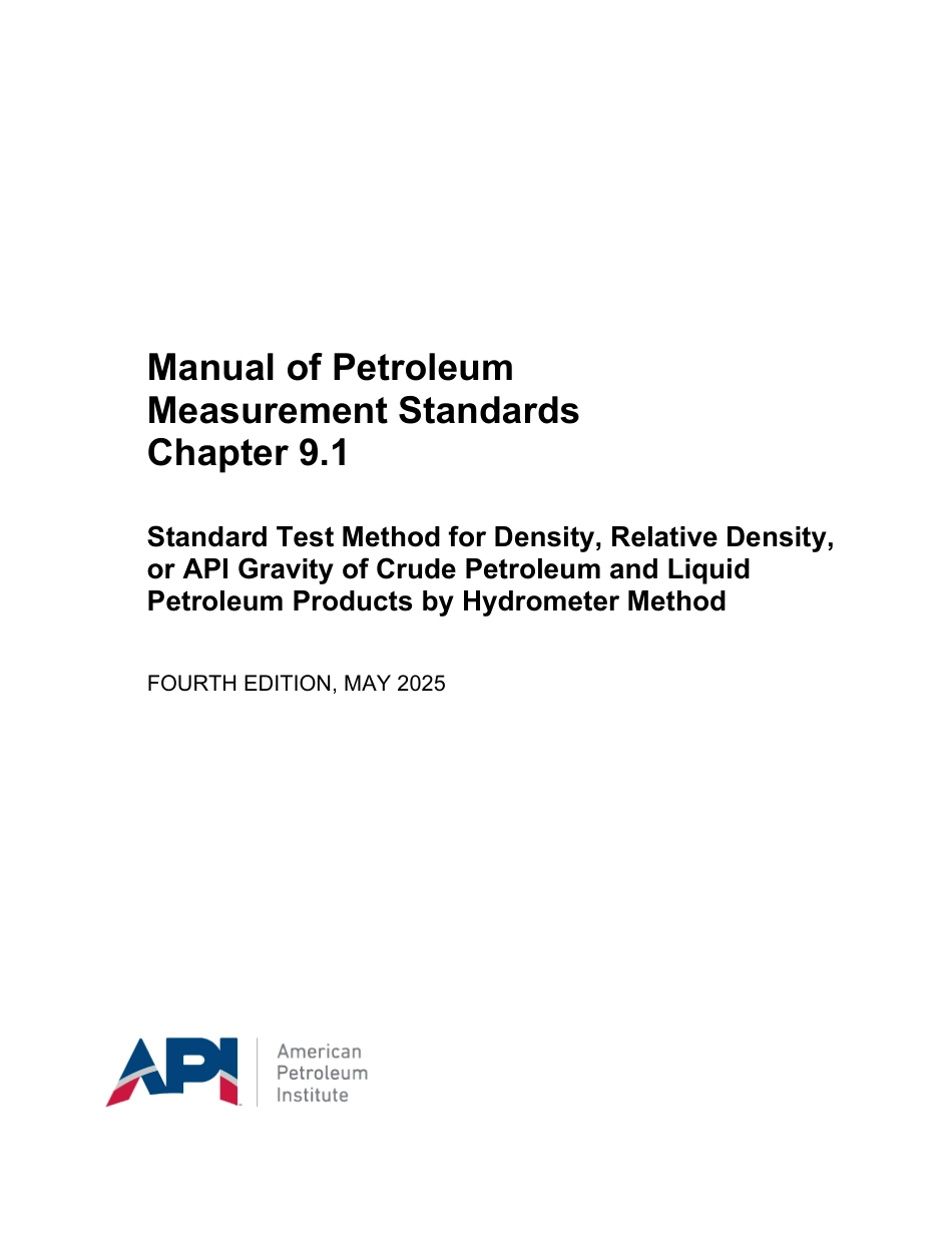 API MPMS 9.1 2025.pdf_第1页